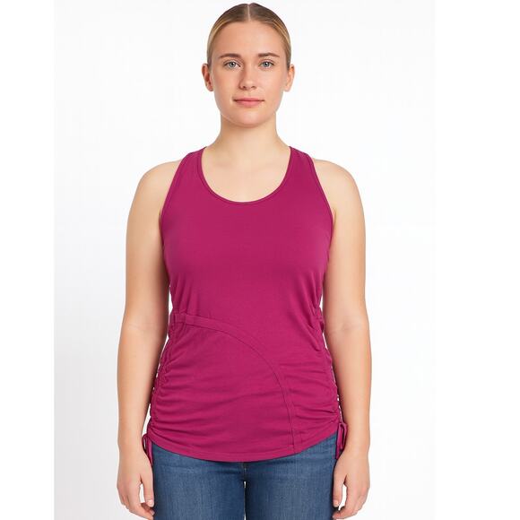 Next Women’s Sleeveless Drawstring Tank Top - Size 14 Petite, Pink, NWT - Picture 1 of 8